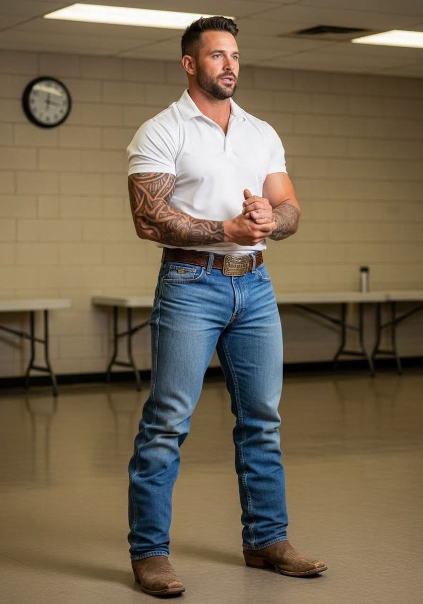 When the coach is addressing parents on parents day in the cafeteria and recognizes at least four hot young dads he's fucked and two who have fucked him