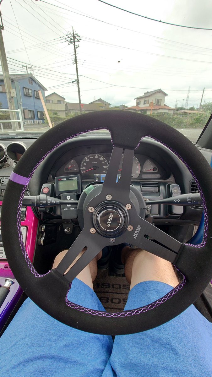 nekko180's tweet photo. デフ問題は一旦解決💦2つあったデフが1つはダメになっちゃって予備がなくなっちゃった😔
あとはずっとやりたかったクイックリリース導入♪乗り降りがめっちゃ楽〜☆ハンドルも変えていい感じ✨ https://t.co/JN1X43Hk4d