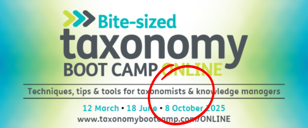 Excited for this week's Bite-sized Taxonomy Boot Camp! Key sessions include: A primer on the language of AI for taxonomists; Taxonomies &amp; semantics then &amp; now; Building a content graph; PLUS enterprise taxonomies in ML &amp; digital products. Seats here:
taxonomybootcamp.com/London/2025/pr…