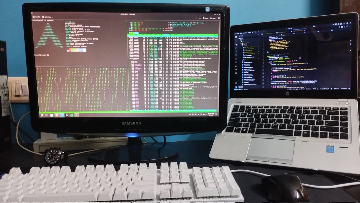 VatsalBhakodia's tweet image. My setup >>> MacBook Pro 16-inch, Apple M3 Max chip with 16‑core CPU and 40‑core GPU, 48GB Unified Memory, 1TB
#desksetup #setup #linux