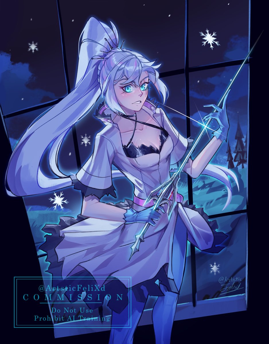 (c) Ice queen~
Weiss Schnee: Manga(2015) Outfit, original design by Shirow Miwa

This was a treat of a commission to work on! ewe I love this outfit so much
My Commissions are still open! if you are interested, check my Vgen or DM me! ^^

#RWBY  #RWBYfanart #commissionsopen
