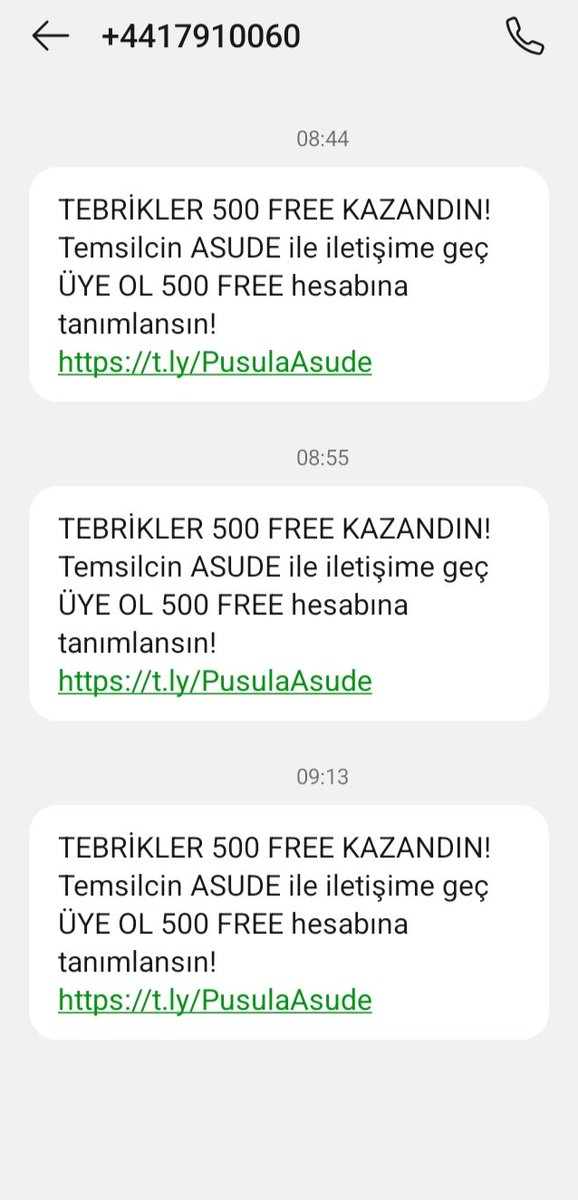 Bu yalnız benim başımamı geliyor
Yoksa herkese bunu yapıyorlarmı? 
Ben #siber suçlara şikayet ettikçe
Sapıttılar
ON DAKİKAYA bir #mesaj nedir
Engellemesem #Akşama kadar
Mesaj yolluyacaklar
Adamlar ben #Devlet Mevlet
Tanımam diyor sanki
#Yasadışıbahise İDAM gelsin
Bizde kurtulalım
