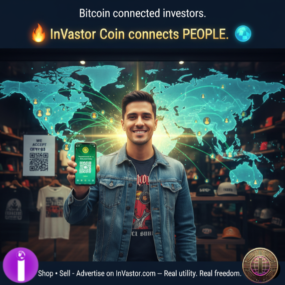 inv_coin64504's tweet photo. π Bitcoin connected investors.
π₯ InVastor Coin connects PEOPLE. π
π On https://t.co/VczBuy80nN:
π Shop without limits β pay in 400+ cryptos
πΌ Sell without borders β reach global buyers
π’ Advertise without banks β powered by #InVastorCoin
β‘ Real people. Real utility. Real freedom.
π One coin. One world. One unstoppable movement.
π Website: https://t.co/5hTVAKXLUT
| https://t.co/V48dJ1cgOQ
π Dextools: https://t.co/enyevfdaOr
Join the community: https://t.co/fcqWopLKDJ
#InVastorCoin #CryptoRevolution #BlockchainFuture #CryptoForAll #NextBigThing #DigitalFreedom #Web3Economy