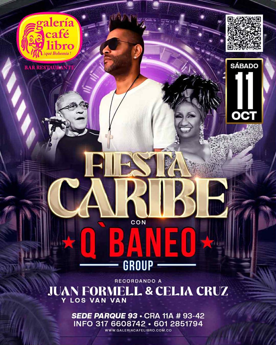 🎫Reserva tus entradas! Puedes hacer tu reserva tambien a través del codigo QR.
Te esperamos! ☺️