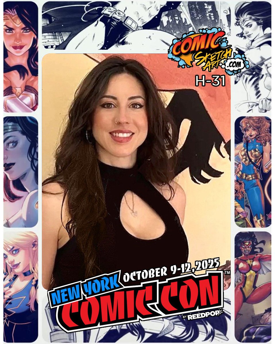 BelenOrtega_'s tweet image. See you again this weekend in @NY_Comic_Con ! ♥️
FRIDAY, October 10
4:00-5:00 Signing with @TomKingTK DC Booth (#4365) @DCOfficial
The rest of the show you’ll find me in the Artist Alley, table H-31, alongside with the amazing team of @ComicSketchArt 🔥
#newyorkcomiccon