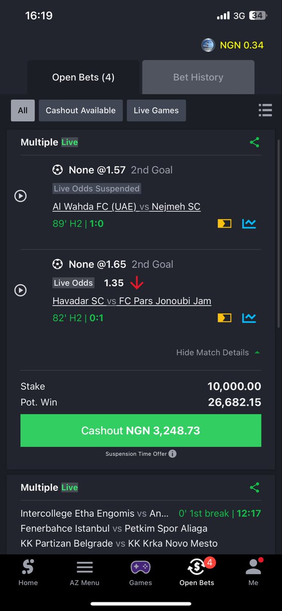This is what as been putting money on my account, you play a difficult draw match and ones goal comes in it difficult to score again from 75 mins upward… made 500k alone today.