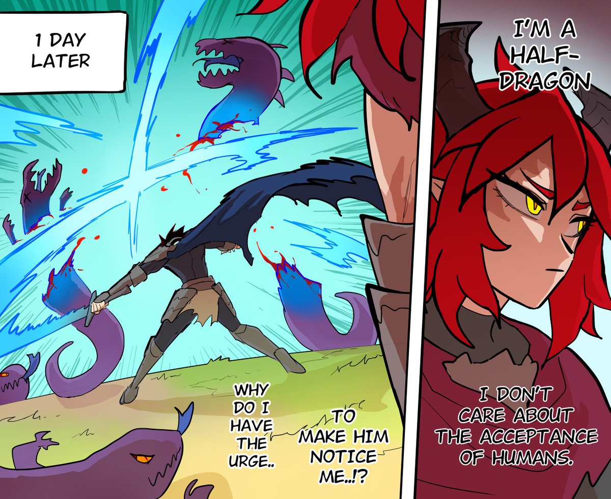taojinn015's tweet photo. "He noticed..!"

(My Wife is a Half-Dragon - Part 41) https://t.co/HRfKPVBsd9