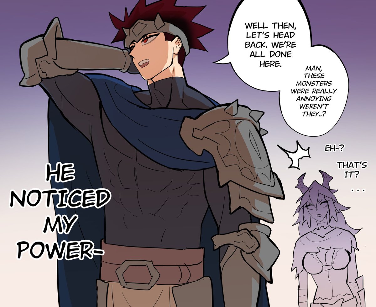 "He noticed..!"

(My Wife is a Half-Dragon - Part 41)