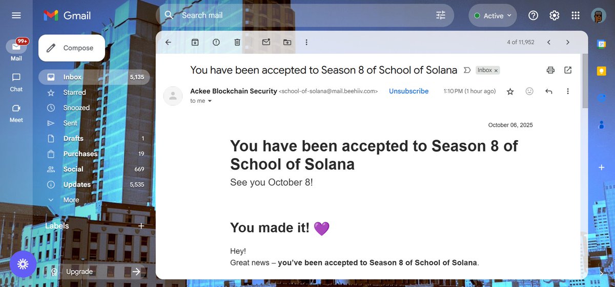 CodeAdeoluwa's tweet image. I have been accepted to School of Solana Season 8 by @AckeeBlockchain
Let's gooo 🦀🧑🍳