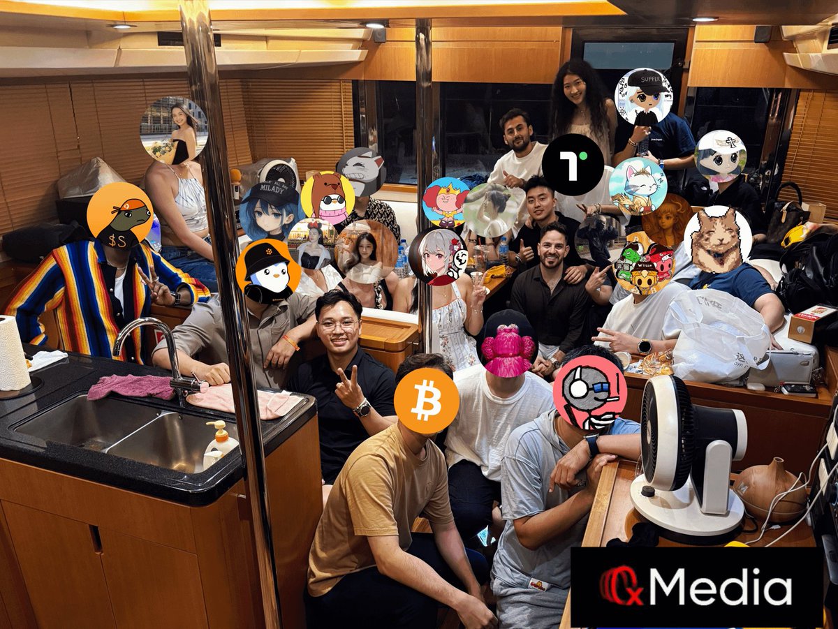 Kudos to <a href="/0x_ZHUANG/">Zhuang🌊庄</a> for hosting such an unforgettable yacht soirée 🌅—together with <a href="/0xmediaco/">0xMedia</a>, <a href="/GooseCityDAO/">鵝城 DAO｜Goose City DAO 🪿</a>, and <a href="/kucoincom/">KuCoin</a>.

We enjoyed a breathtaking sunset cruise, amazing vibes, and inspiring conversations with top founders &amp; KOLs.

Easily the best #TOKEN2049 side event 💎