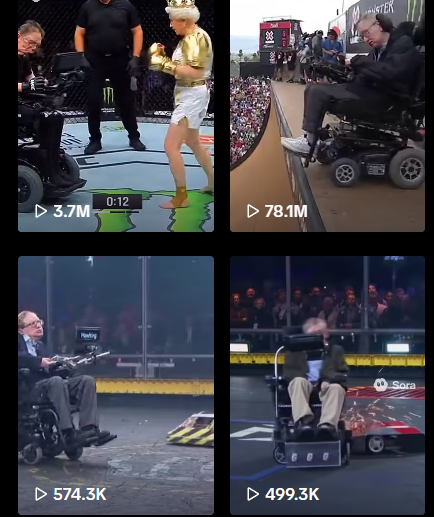 Stephen Hawking doing some crazy shit going viral on tiktok. 78M VIEWS !!!

Looking for more memes