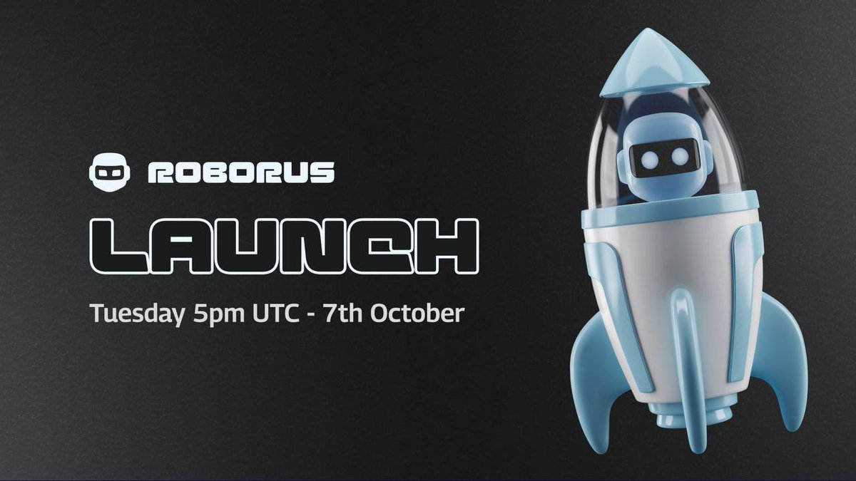 UseRoborus's tweet image. $ROBORUS Launch Date Confirmed
Roborus is set to launch this Tuesday at 5 PM UTC. We’ve been building toward this moment, and it’s going to show what Web3 robotics truly represents.
Everything’s been calibrated, verified, and set for activation. connecting robotics with…