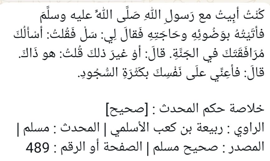 Dr. Rüstem CAN🇹🇷🇵🇸 (@canrustem) on Twitter photo Cennette kendisiyle arkadaşlık etmek isteyen sahabeye Allah Rasûlünün verdiği cevap:
"Çokça secde ederek bana bu isteğinde yardımcı ol!" Cennette kendisiyle arkadaşlık etmek isteyen sahabeye Allah Rasûlünün verdiği cevap:
"Çokça secde ederek bana bu isteğinde yardımcı ol!"