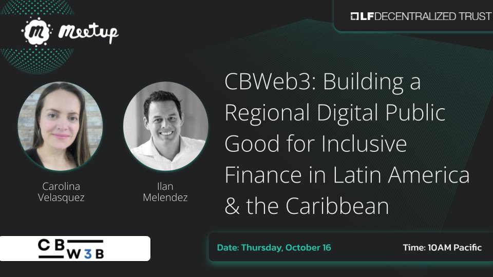 lfdecentralized's tweet image. On Thurs, Oct 16 join a meetup about the CBWeb3 lab to hear how it is leveraging open source protocols, interoperability standards & blockchain-neutral infrastructure to address challenges in financial inclusion, cross-border payments & tokenization
hubs.la/Q03Mcv1V0