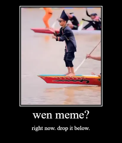 Drop your best BoatKid meme below ⬇️ 

We’ll retweet the best ones 🚀