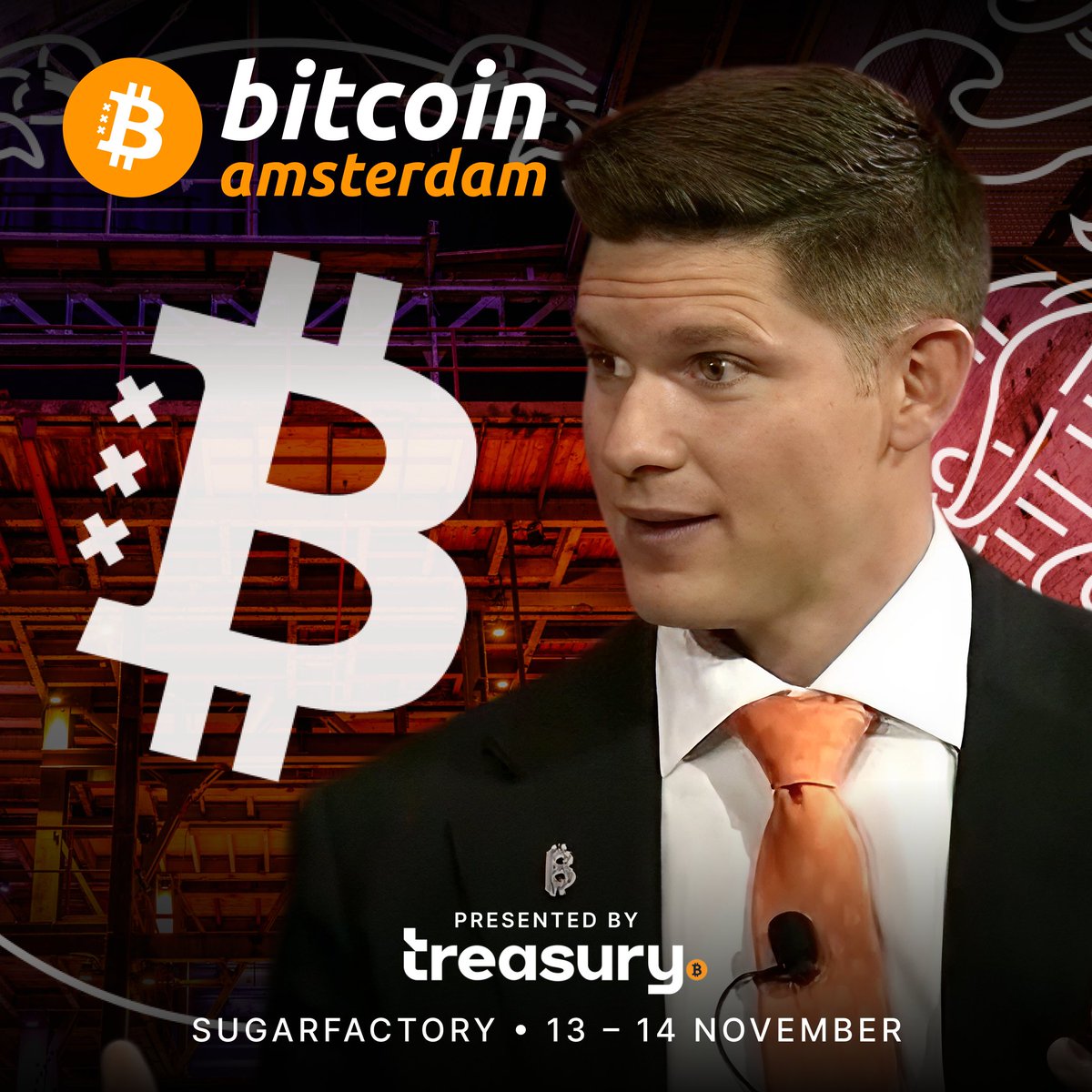 BitcoinConfEUR's tweet image. &quot;#BITCOIN FIXED THE MONEY.&quot; ✊

We&apos;re thrilled to welcome Strive Chief Risk Officer, Jeff Walton, to speak at Bitcoin Amsterdam!