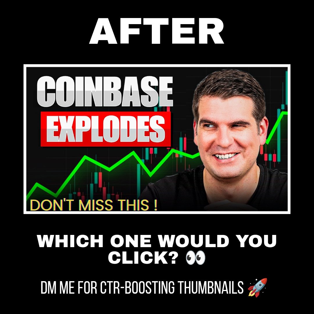 ClickBoostWorks's tweet image. Before vs After Thumbnail 🔥
First impressions matter.
Which one grabs your attention more? 👀
👉 DM me for clickable thumbnails that boost CTR 🚀

#youtubethumbnails #ctrboost #graphicdesigner #youtubegrowth #contentcreators #youtubedesign