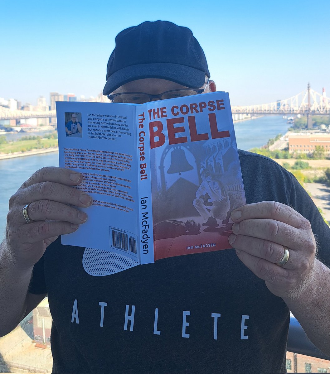 I'm pleased to announce the publication of my 11th Carmichael whodunnit - The Corpse Bell. It's now available globally in paperback on Amazon  #CrimeFiction #MurderMystery