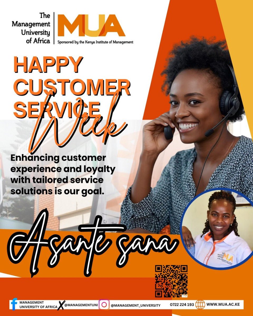 Azimio letu ni kuwapa wateja wetu huduma bora.
Asante kwa kuchagua Management University of Africa.