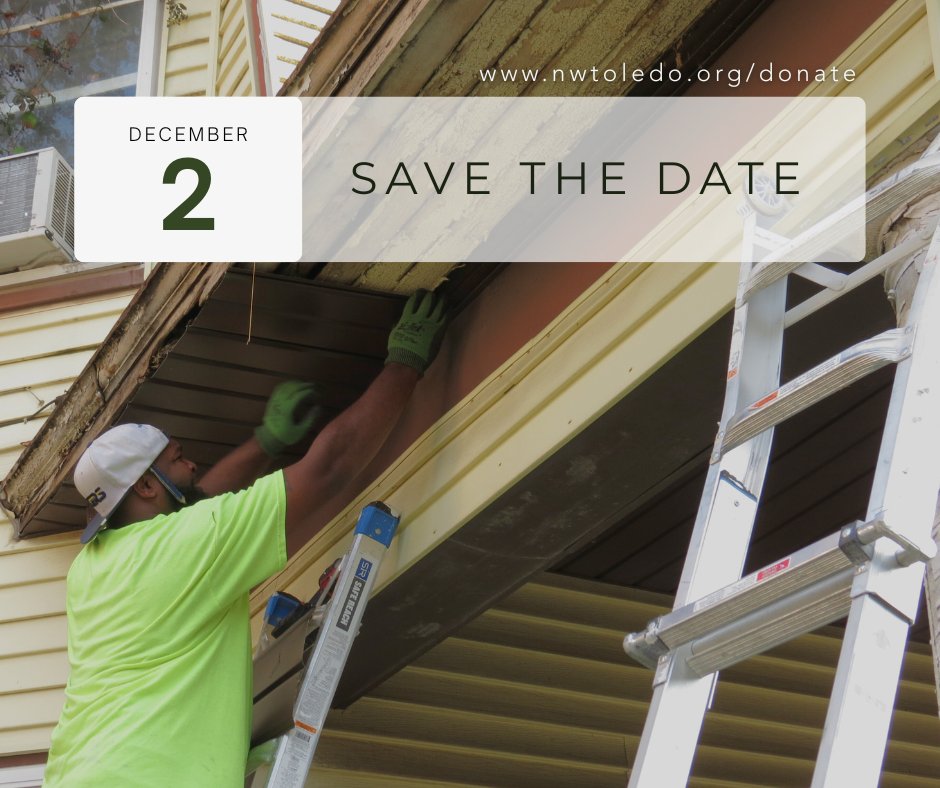 December 2nd is #GivingTuesday, but you can make a donation anytime, anywhere! Charitable contributions to our mission allow your neighbors to access vital support services that empower them along their journeys to financial wellness. Visit nwtoledo.org/donate.