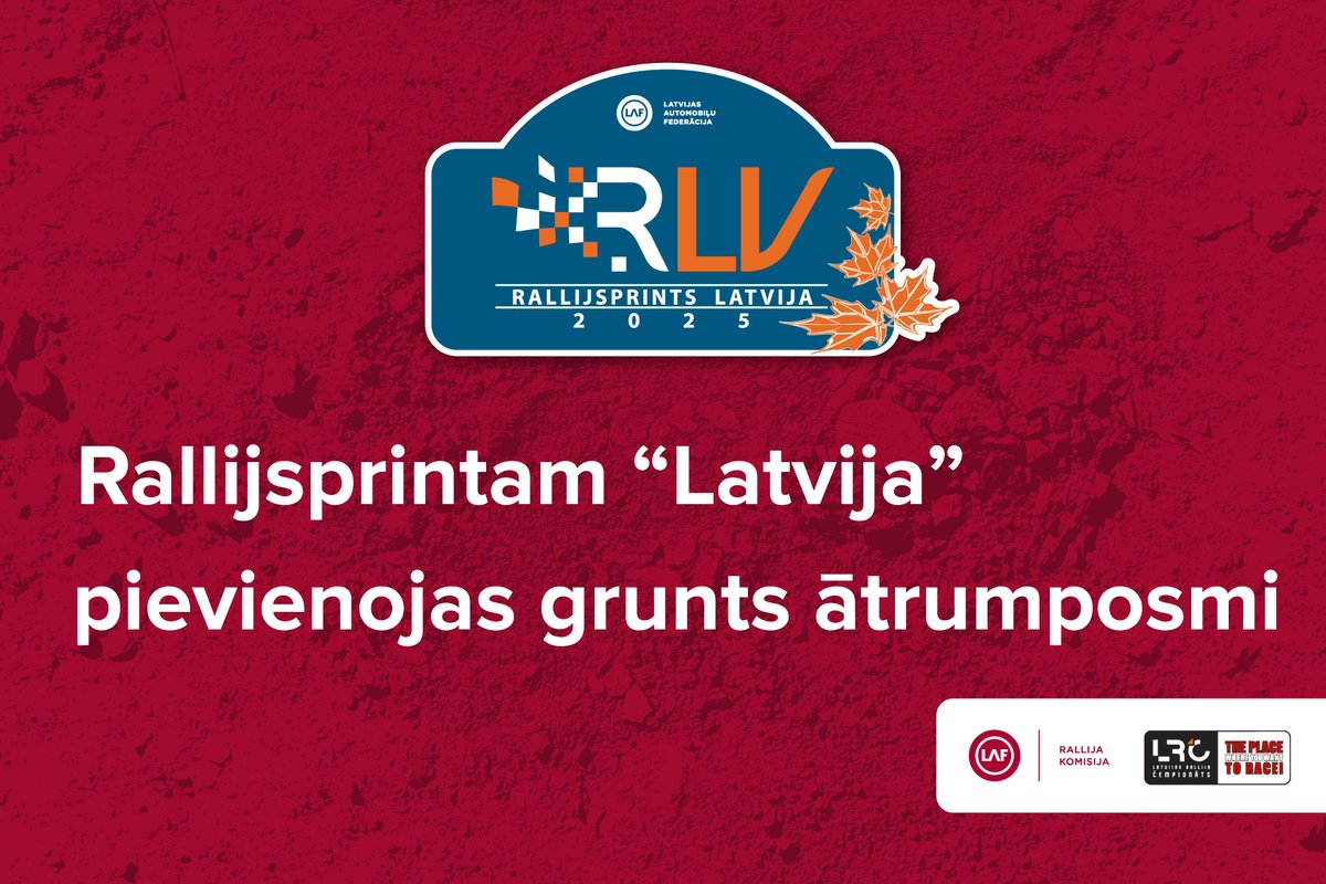 autorally_lv's tweet photo. Līdzās asfalta seguma ātrumposmiem Biķernieku trasē, rallijsprinta "Latvija" dalībniekiem šogad pirmo reizi būs jāveic arī grunts seguma ātrumposmi Ropažu novadā!

📃 Visu rakstu lasi ⏩ https://t.co/Al12AQfmsb

#LAFRallijaKomisija #VRK #RSK #RallijsprintsLatvija https://t.co/MwOhVzEhK7