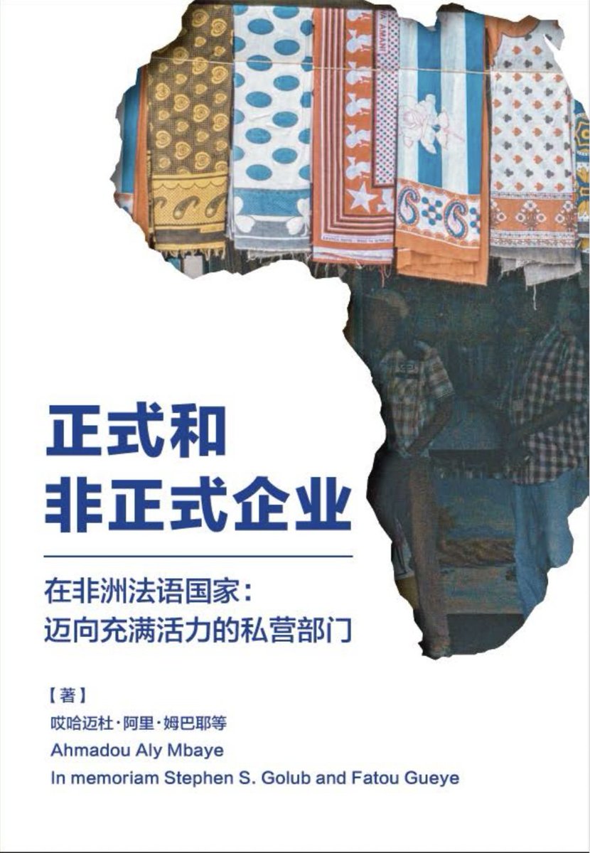 Une autre étape importante de la visite en Chine c’est la présentation de notre livre traduit en chinois par des chercheurs de l’université de Wuhan et de l’université de Tianjin sur les entreprises formelles et informelles en Afrique.
Cliquez sur ce lien pour voir la version
