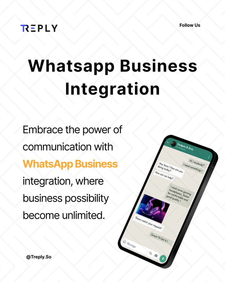 usetreply's tweet photo. Your shop, but smarter. 📲
With WhatsApp Business integration, every customer is just one message away, with faster replies, stronger trust, and endless growth.

👉 https://t.co/jkKaTTzKss

#WhatsAppBusiness #Treply #GrowWithWhatsApp https://t.co/DzcChdHAFI