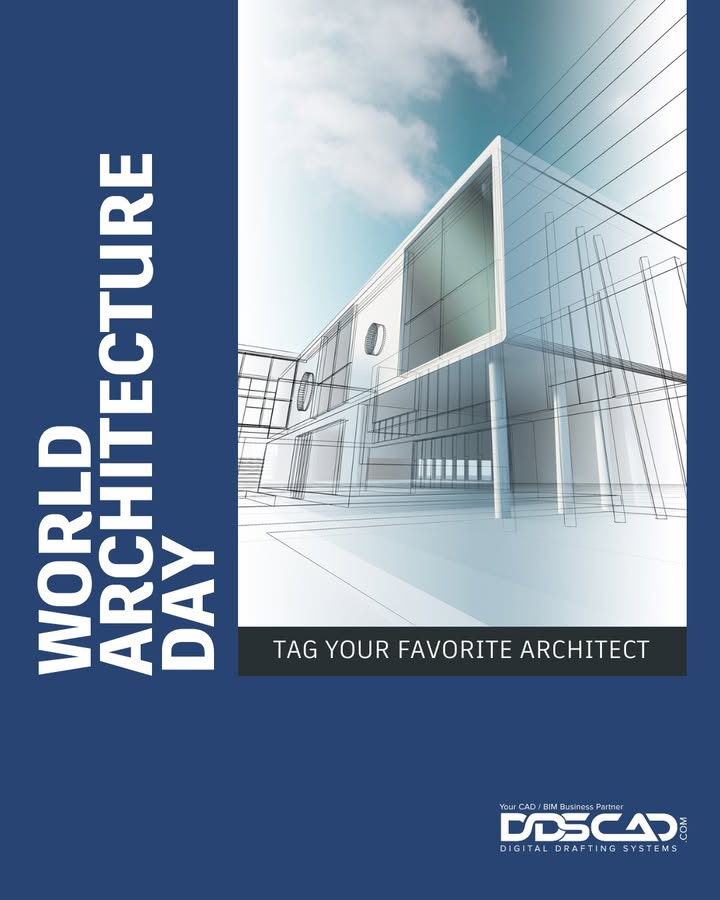 DDSCADFL's tweet image. 🌍✨ Happy World Architecture Day!

Today we celebrate the power of architecture to shape communities, inspire innovation, and create a better future. 🏙️💡

👉 Tag your favorite architect!

#WorldArchitectureDay #DDSCAD #DesignTheFuture #ArchitectureMatters #InnovationInDesign