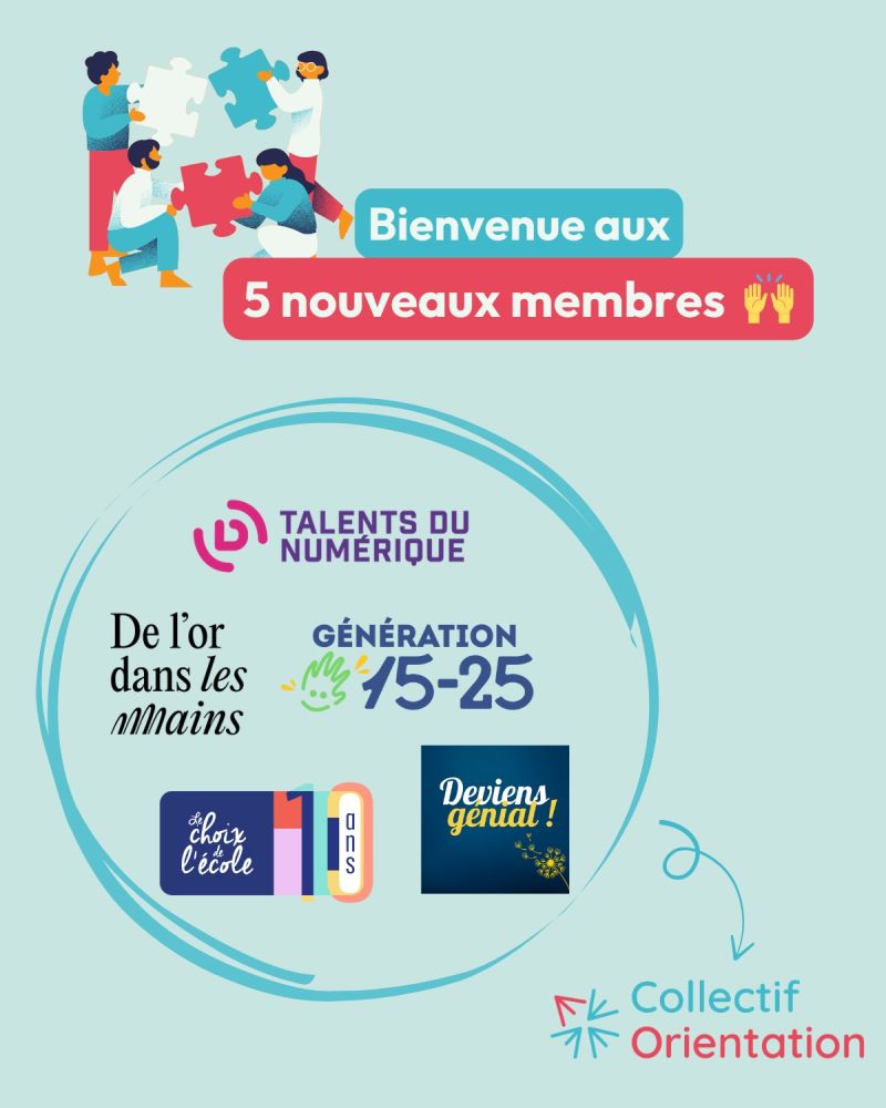 talentsdunum's tweet image. [VieAsso] Nous avons rejoint le Collectif #Orientation ! 
En commun, une vocation : réunir pour mieux agir, informer pour + d'égalité face aux choix d'avenir

🙏 à nos collègues des belles structures qui y sont représentées de leur accueil
➡️collectif-orientation.fr

À suivre !
