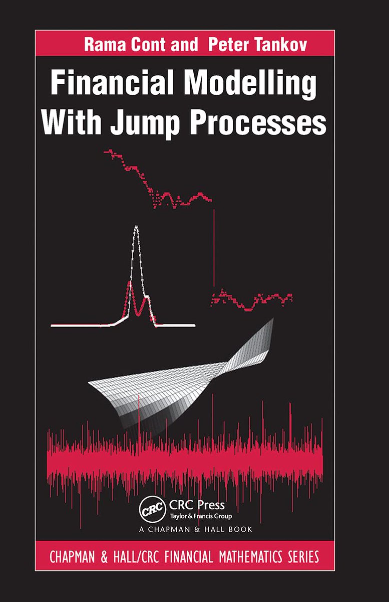 GrantStenger's tweet image. Prices don’t follow smooth Brownian paths, they jump. This book resolved several price modeling riddles for me. Highly recommend.