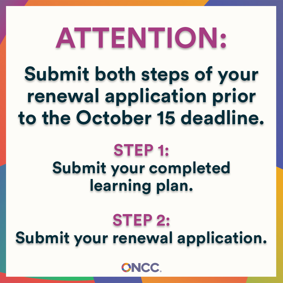 Nurses, is 2025 your OCN credential renewal year? If so, don't forget to complete the two-step renewal process by October 15th!

facebook.com/photo/?fbid=12…