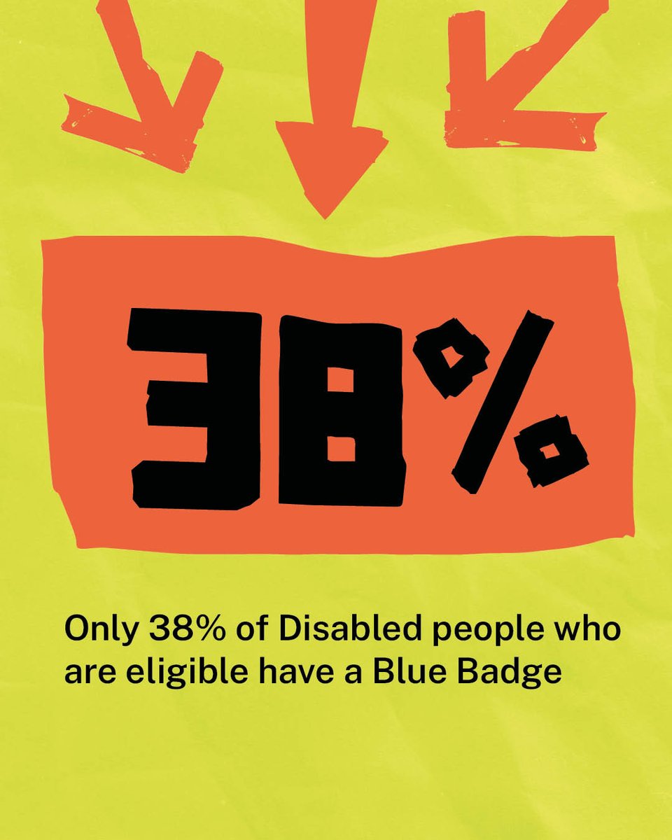 A Blue Badge is more than a parking permit. It’s a lifeline for independence and can be life changing. But only 38% of eligible disabled people have one. Find out more: bit.ly/4gYMTv5

We'd love to hear your experiences. Use #UnlockTransportAccess to share your story.