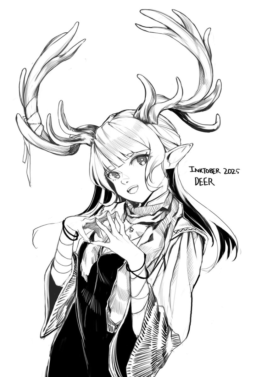 Day 5 - Deer

#inktober2025 #inktoberday5