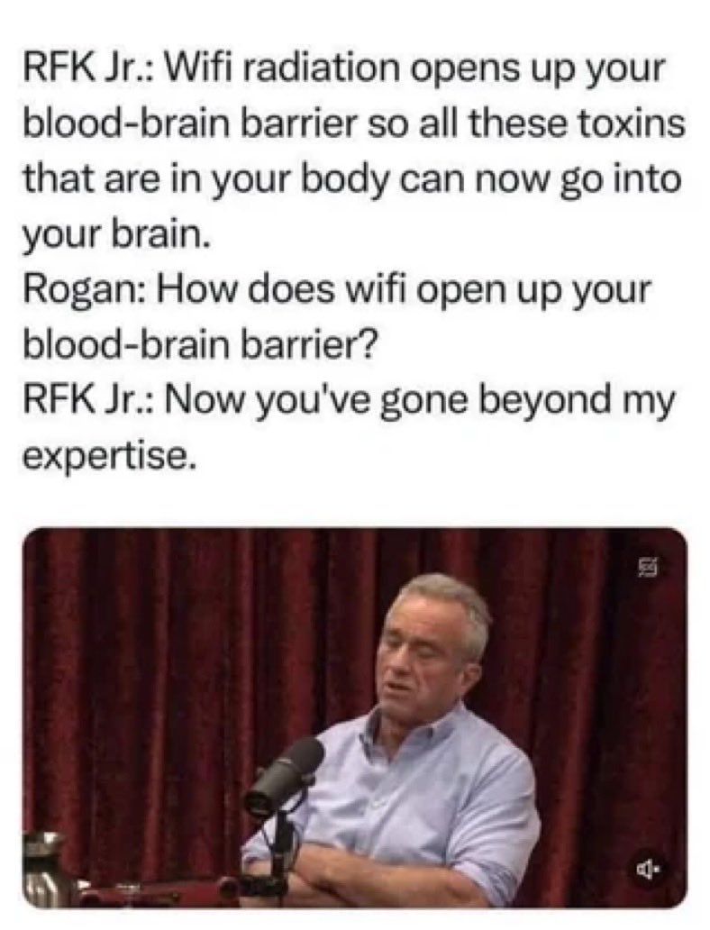 Classic RFK Jr here 

Crazy claim
Crazy claim 
Crazy claim 

Can you back it up? 

No