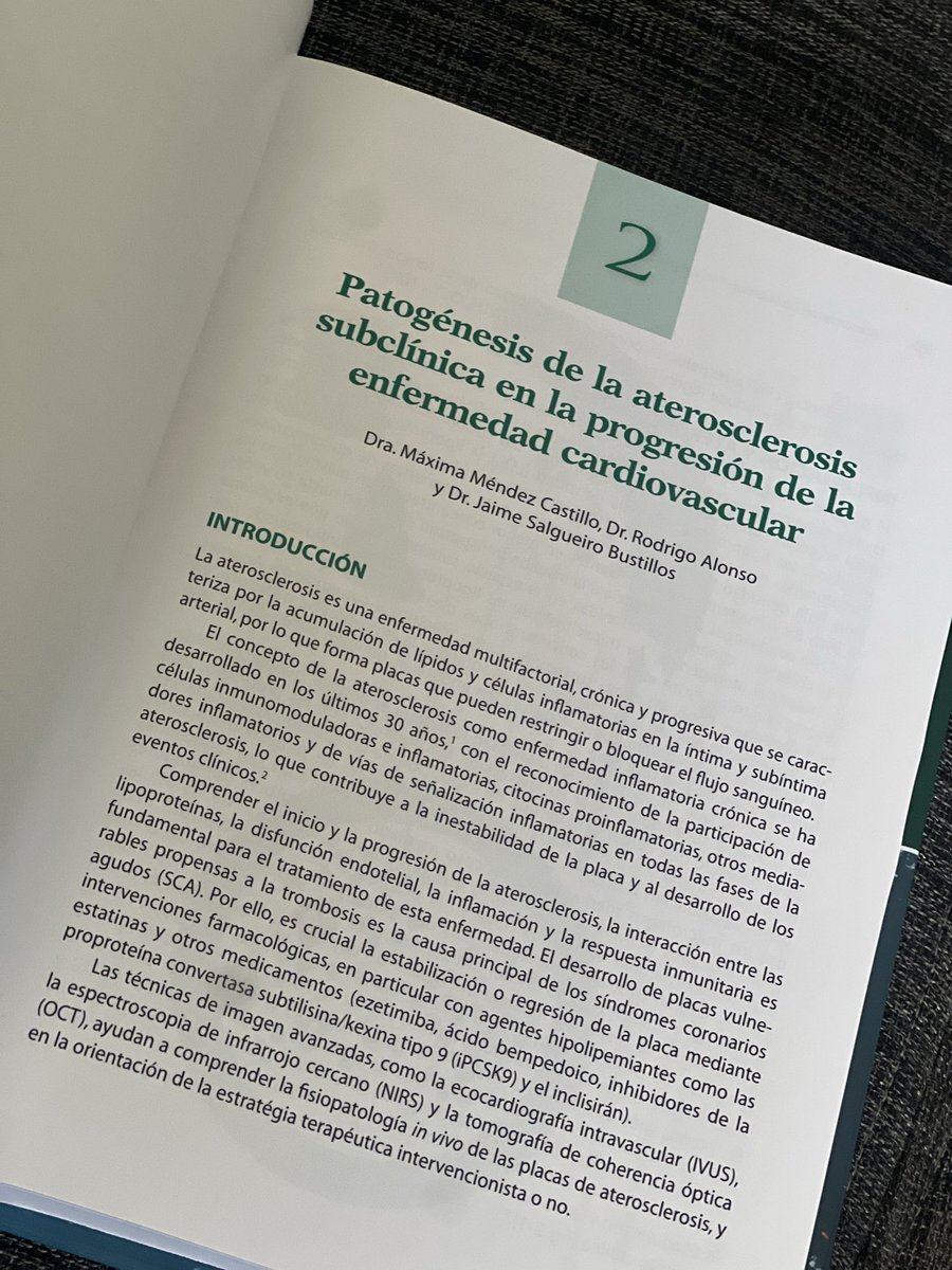 MaximaMendez15's tweet photo. New chapter published in the book  📘

"Pathogenesis of subclinical atherosclerosis" - SIAC 2026.

We explore how inflammation, endothelial dysfunction and the NLRP3 inflammasome drive atherosclerotic progression from early stages.

Méndez Castillo M, Alonso R, Salgueiro J. https://t.co/7FCDg454yP