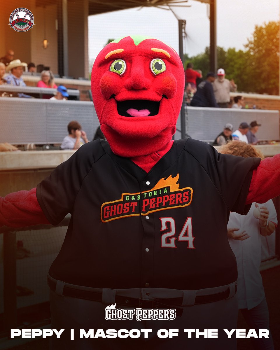 Spicing things up in the ALPB! 
🌶️ Brady Salisbury | Executive of the Year
🌶️ Peppy | Mascot of the Year.
-
Read More | bit.ly/46Ep08H