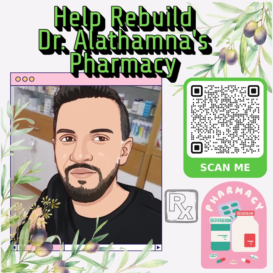 Mostafa has had to rebuild his pharmacy several times while also trying to rebuild his personal life with a new baby 🍼 

Please contribute what you can today to help them. You can use this QR code or the 🔗 in Mostafa's post