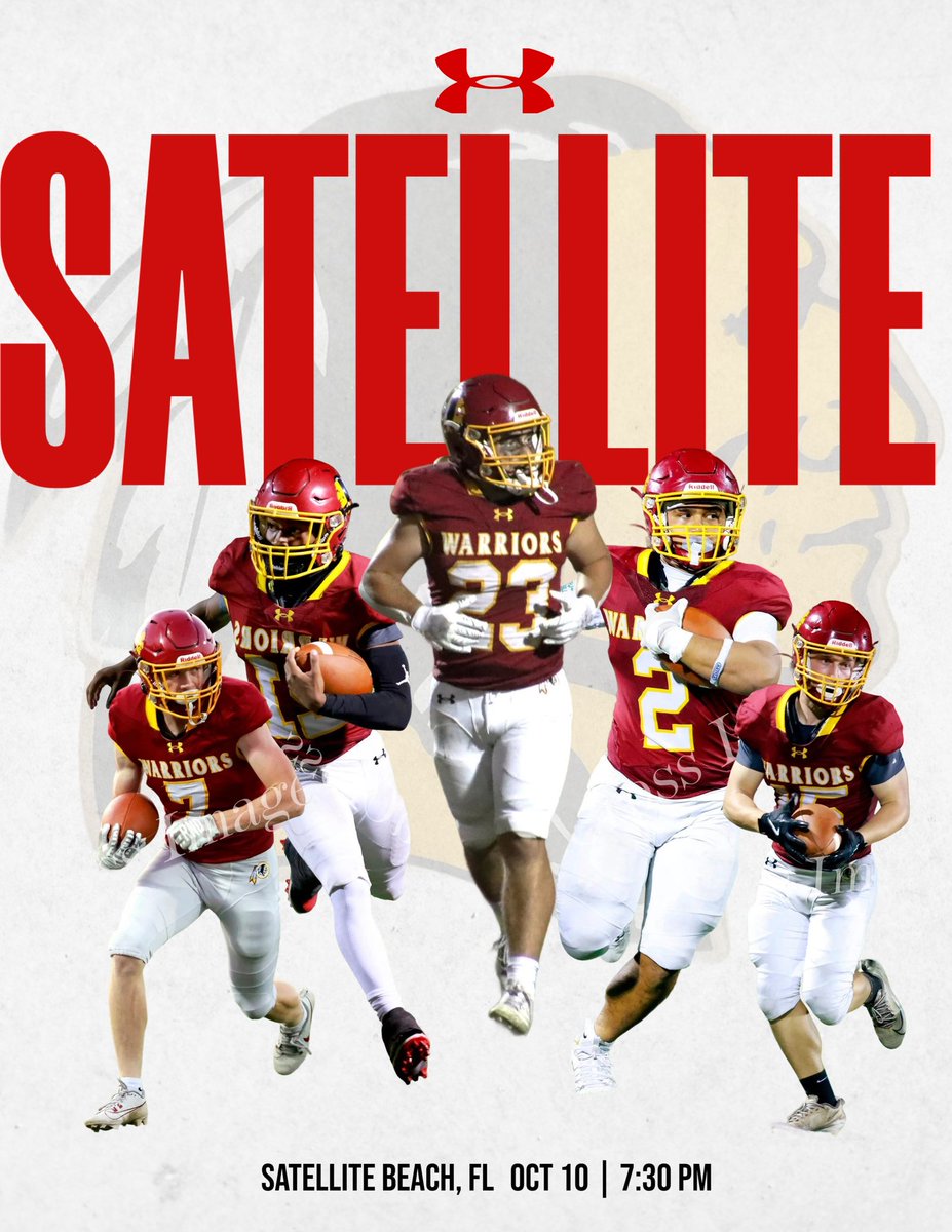 GAME WEEK !! (Away)
(7-1) @WNHSfootball vs (7-0) Satellite #WeTheWest