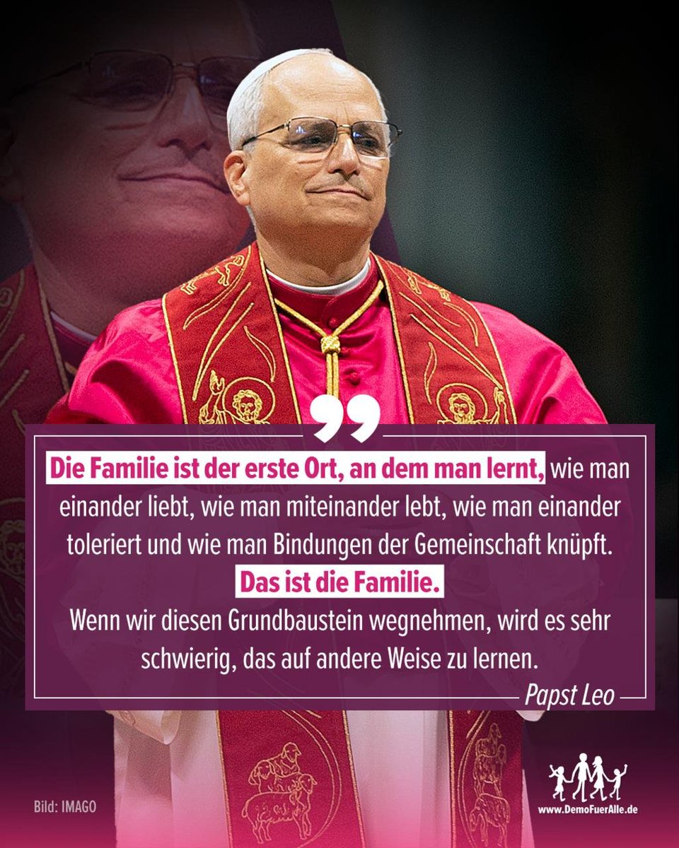 "Den Grundbaustein der Familie wegnehmen" heißt auch, den Familienbegriff so umzudeuten, dass so gut wie jedes Zusammenleben von Menschen plötzlich eine Familie ist.