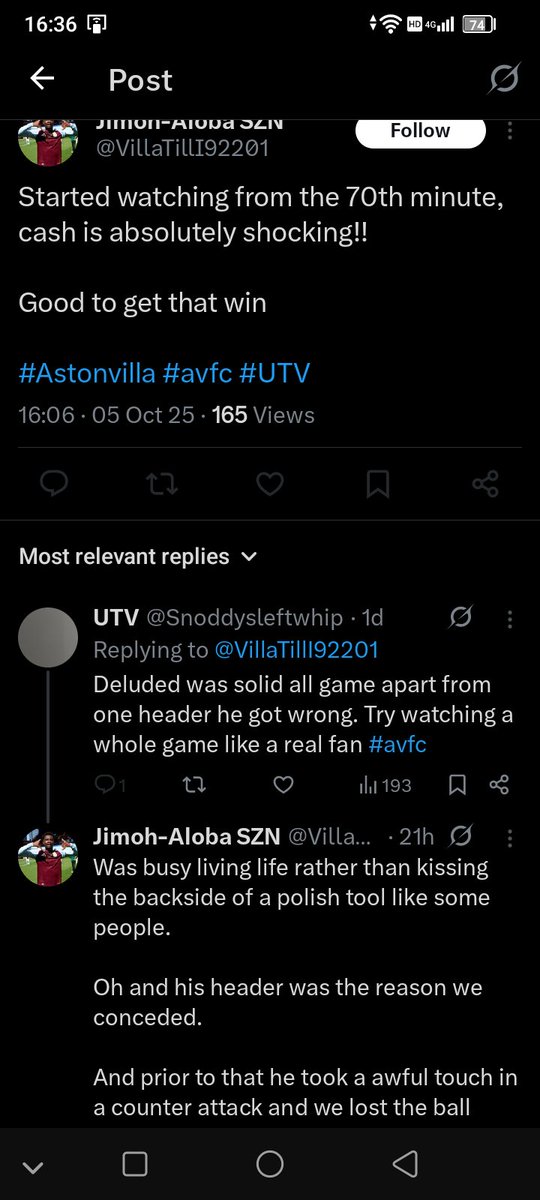 Must be physically and mentally draining to be this much of a bellend all the time. Fair play to him for the stamina to keep doing it though #avfc