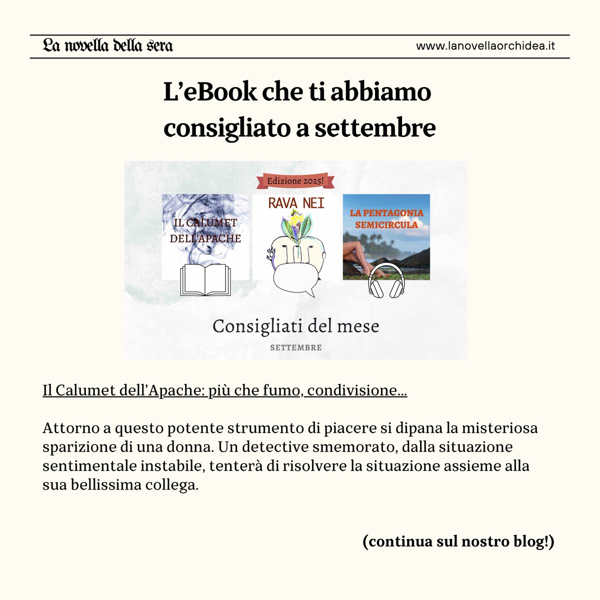 È uscito l'ultimo numero della nostra rivista digitale!

<a href="/CasaLettori/">Casa Lettori</a> <a href="/CasaScrittori/">Casa degli Scrittori</a> <a href="/TwittaLibro/">Twitta Libro</a>