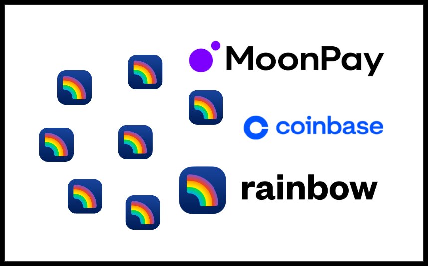 Benzyweb3's tweet image. Guys, did you know that you can buy your crypto directly with a rainbow wallet through reputable payment providers such as coinbase and Moon pay.

There&apos;s absolutely no need to create an account in other exchanges. 

Within a single @rainbowdotme, you can

Buy crypto - ETH or…