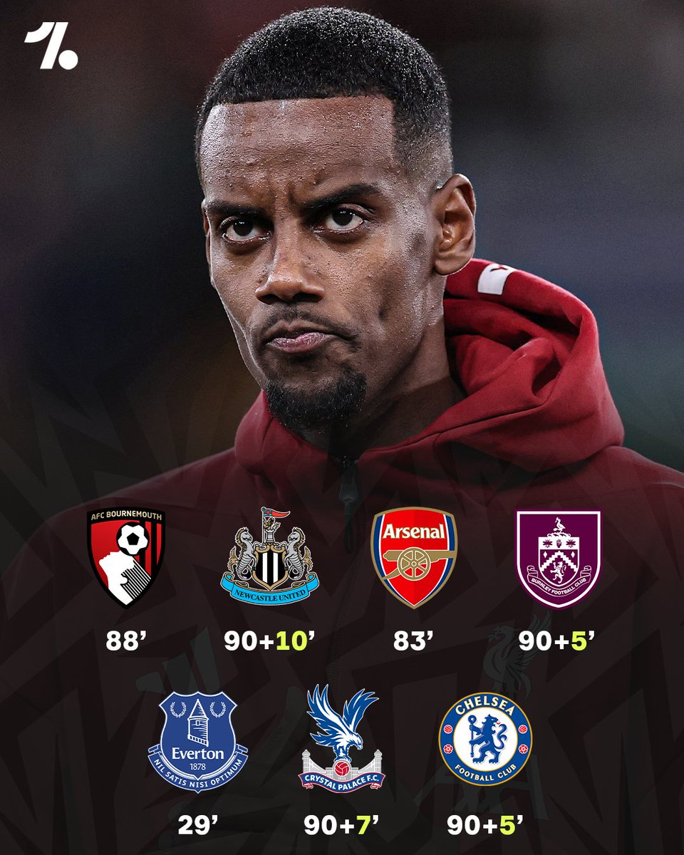 In six of Liverpool FC's seven Premier League games this season there has been a winning goal after the 80th minute, whether for or against them 😮⏰

It's never over till it's over 😤❌