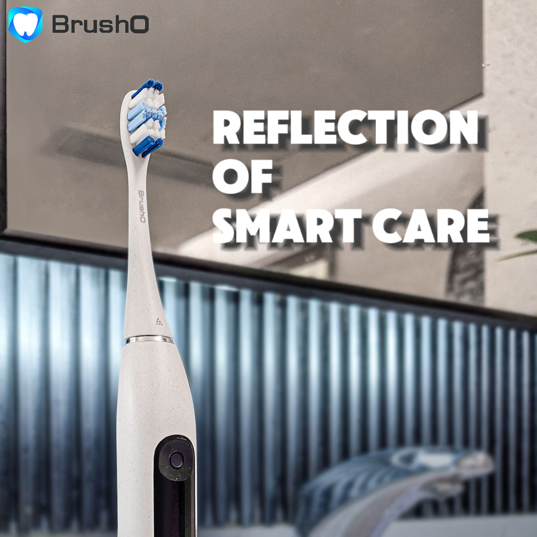 BrushONetwork's tweet image. Every reflection deserves smart care. ✨
#BrushO reflects the future of oral care.

#OralCare #SmartToothbrush #SmartCare