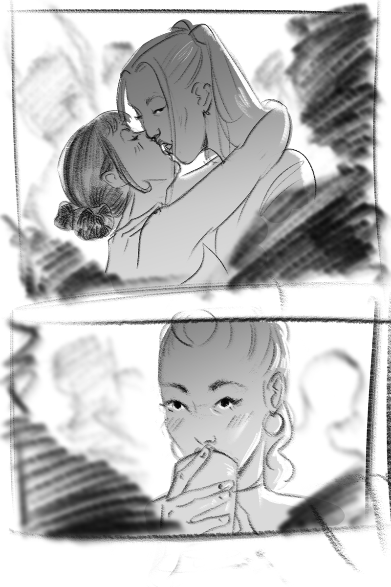 Sango_Blep's tweet photo. Some Polytrix noodling from some weeks ago that was initially inspired by the fic "heels,nails,blade,mascara" on ao3 and then even got its little oneshot of its own :') you should check it out here
https://t.co/zMlAl662qC https://t.co/a4zSQV32C0