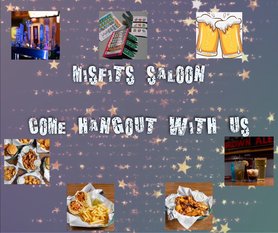 MisfitsSaloon's tweet image. #HappyHour 12pm - 6 pm
$2.50 Rail Drinks
$2.50 Domestic Bottles
$3.00 16 oz Coors Light or Mich Golden Light Taps
#CaseOfTheMondays #MondayFun #ComeHangoutWithUs #ComeHangout #MisfitsSaloon #Lunch