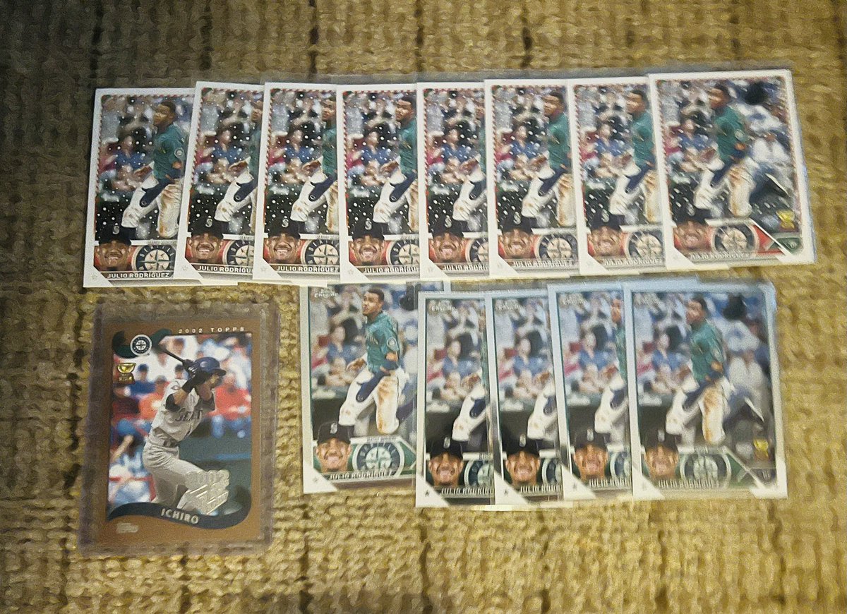 $14 lot

Julio x13 (chrome x5, paper x8)

Ichiro x1

Free ship

<a href="/sports_sell/">@SPORTS_SΞLL</a>