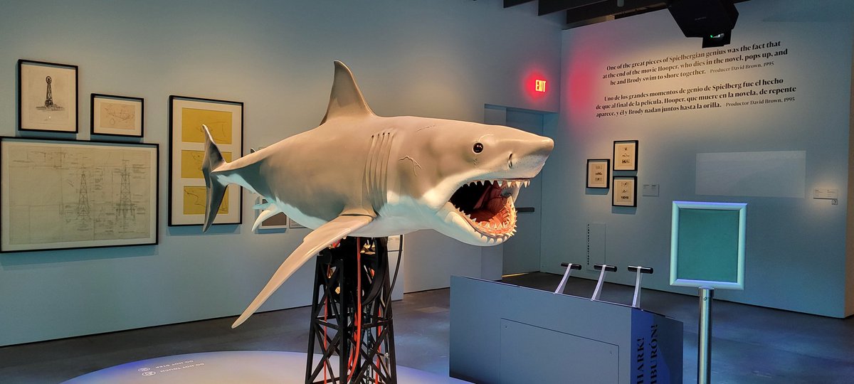 Disneyfan9523's tweet image. I Just Had A Wonderful Time Last Night At The Academy Museum Of Motion Pictures For Member Appreciation Day Exclusively For Academy Museum Members Including Myself. #AcademyMuseum   #JawsTheExhibition #Jaws50 #Jaws #Jaws50thAnniversary  #UniversalPictures