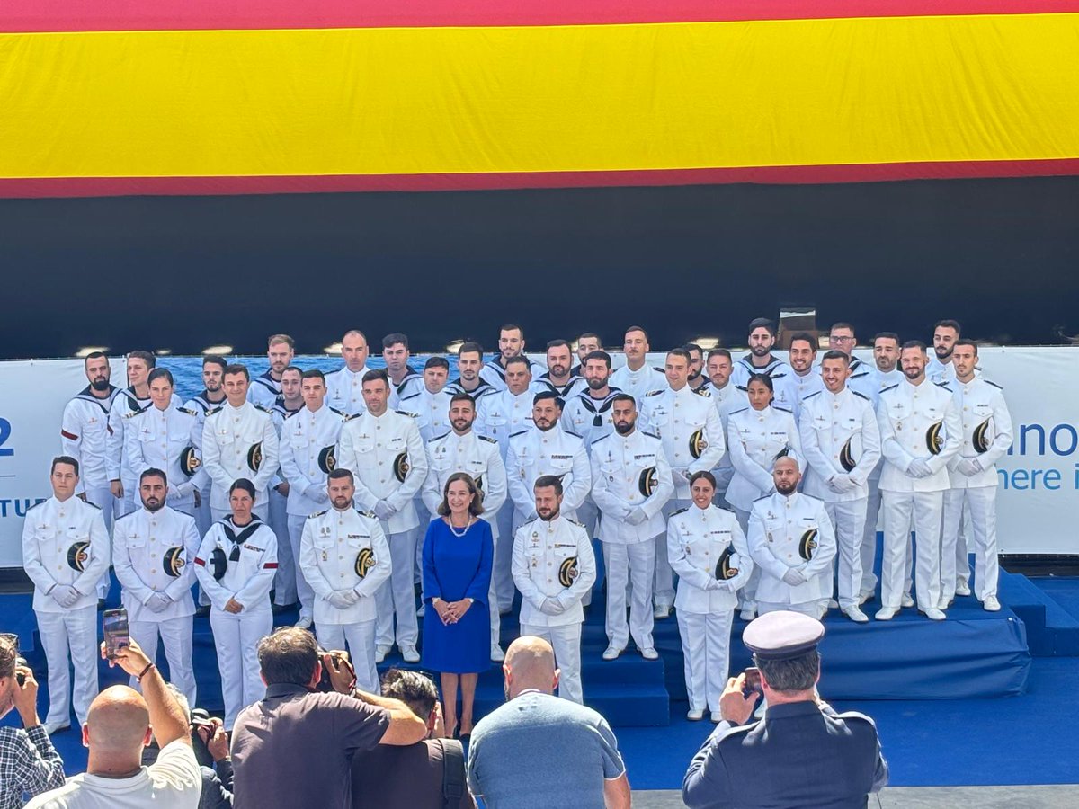 frizonia's tweet image. Frizonia fue invitada a la puesta a flote del submarino S-82 “Narciso Monturiol”, donde pudimos presenciar un evento de gran importancia para la industria naval española, siendo parte de este hito en la modernización y autonomía tecnológica de la Armada Española.