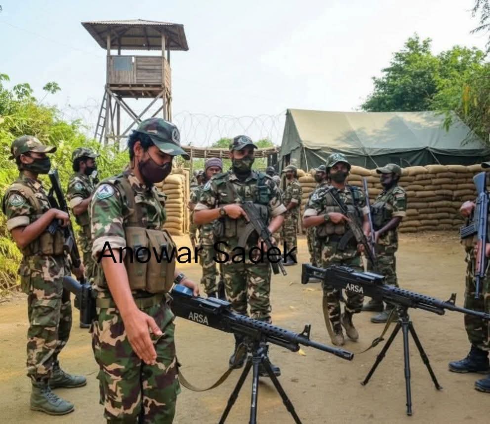 HamidurRo24708's tweet photo. *Arakan Rohingya Salvation Army (ARSA) Freedom fighters Zindabaad*

From The Mountain To The Sea Arakan Will Be Free Soon.

#SupportARSA
#LoveARSA
#ArakanZindabaad 
#RohingyaZindabaad. https://t.co/Tq4VnU2H59
